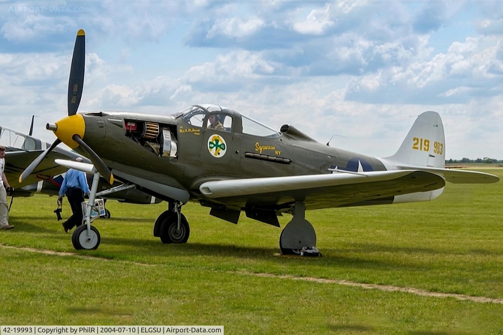 42-19993, Bell P-39Q Airacobra C/N 26E-397, 42-19993 1942 Bell P-39Q Airacobra 'Brooklyn Bum' Duxford
