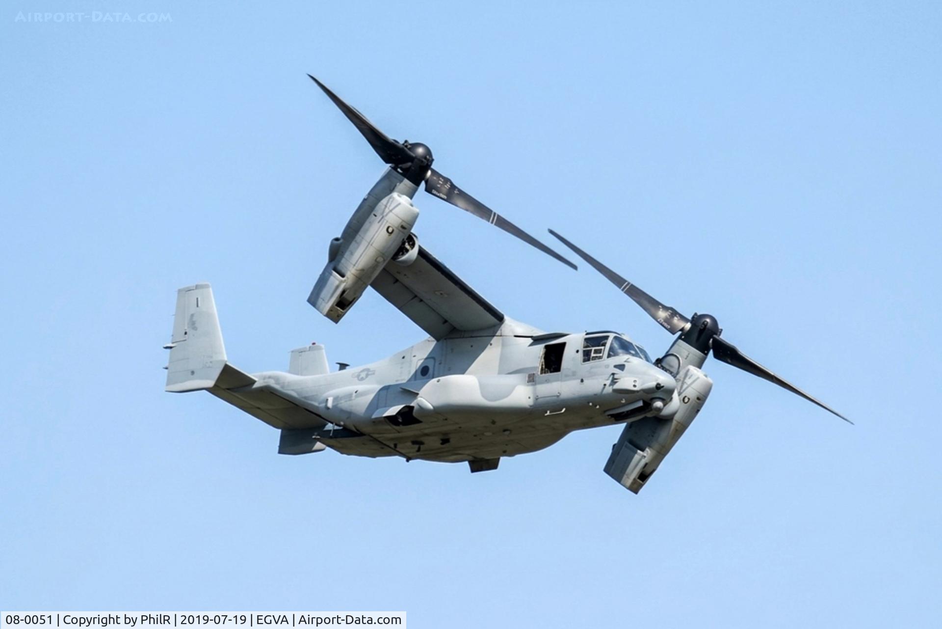 08-0051, Bell-Boeing CV-22B Osprey C/N D1042, 08-0051 Bell-Boeing CV-22B Osprey USAF RIAT Fairford 

