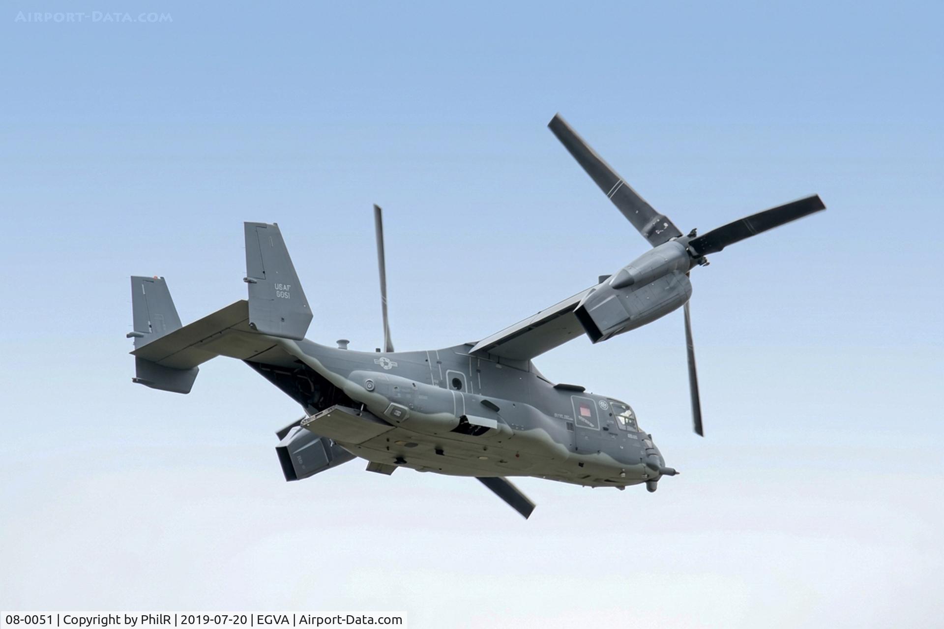 08-0051, Bell-Boeing CV-22B Osprey C/N D1042, 08-0051 Bell-Boeing CV-22B Osprey USAF RIAT Fairford 
