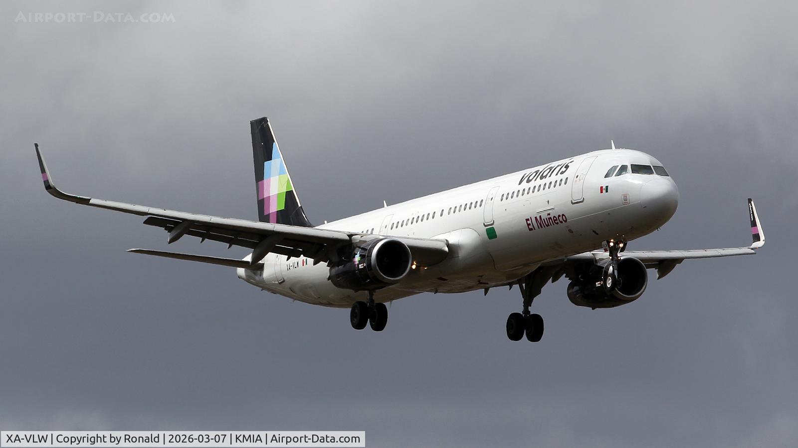 XA-VLW, 2016 Airbus A321-231 C/N 7335, at mia