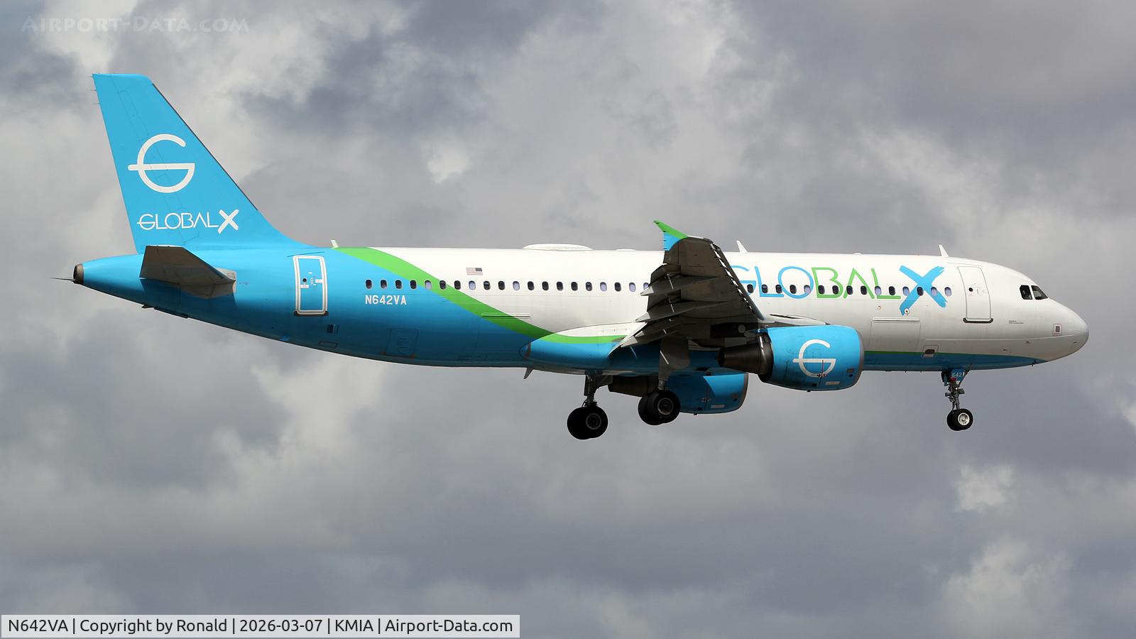 N642VA, 2008 Airbus A320-214 C/N 3670, at mia