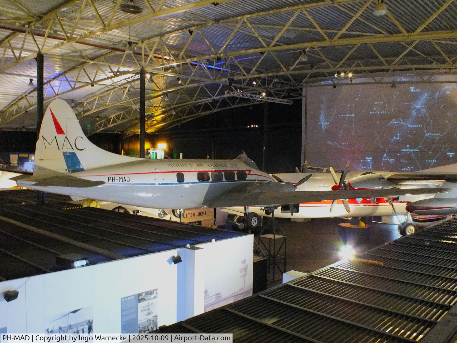 PH-MAD, 1955 De Havilland DH-104 Devon C.20 C/N 04453, De Havilland D.H.104 Devon C20 at the Aviodrome, Lelystad