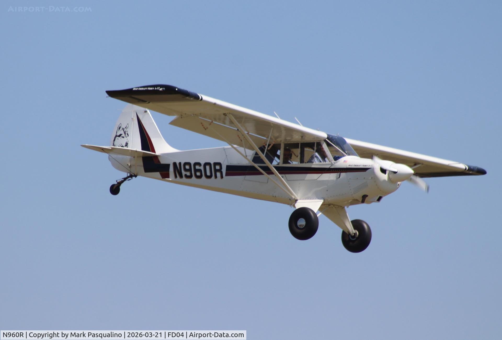 N960R, 2008 Aviat A-1C-180 Husky C/N 3003, Aviat A-1C-180