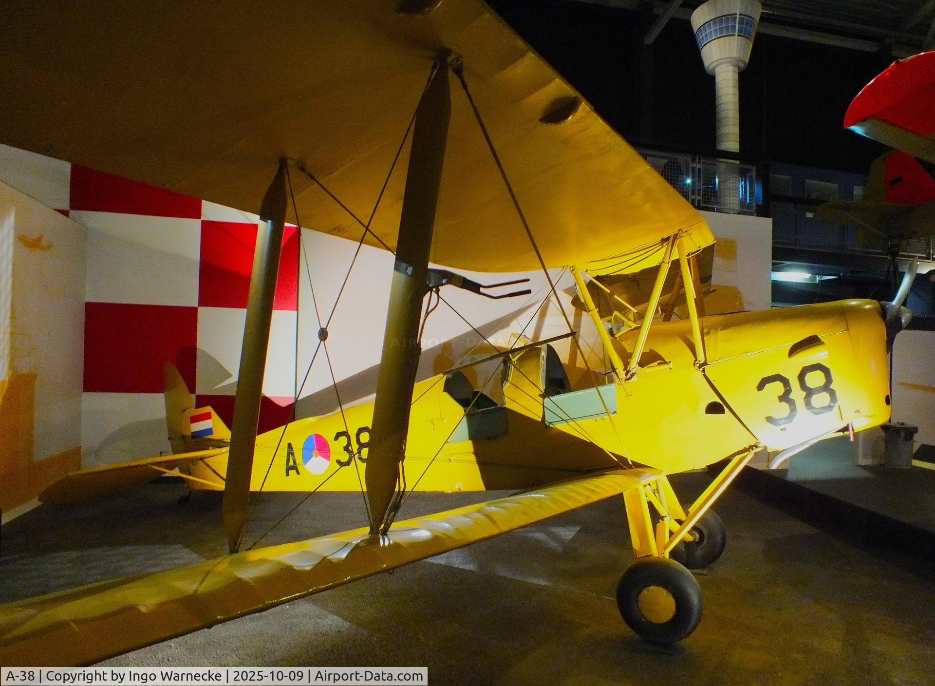 A-38, De Havilland DH-82A Tiger Moth II C/N 83101, De Havilland D.H.82A Tiger Moth at the Aviodrome, Lelystad