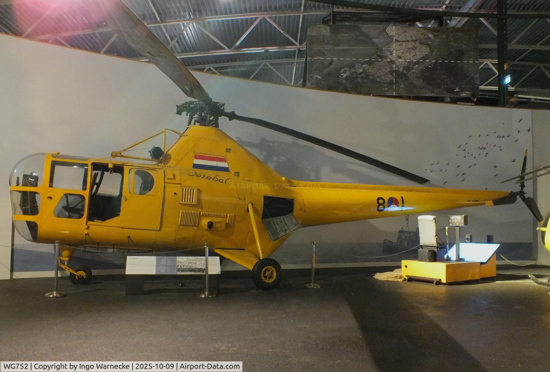 WG752, Westland Dragonfly HR.5 C/N WA/H/62, Westland Dragonfly HR5 displayed as '8 1  Jezebel' at the Aviodrome, Lelystad