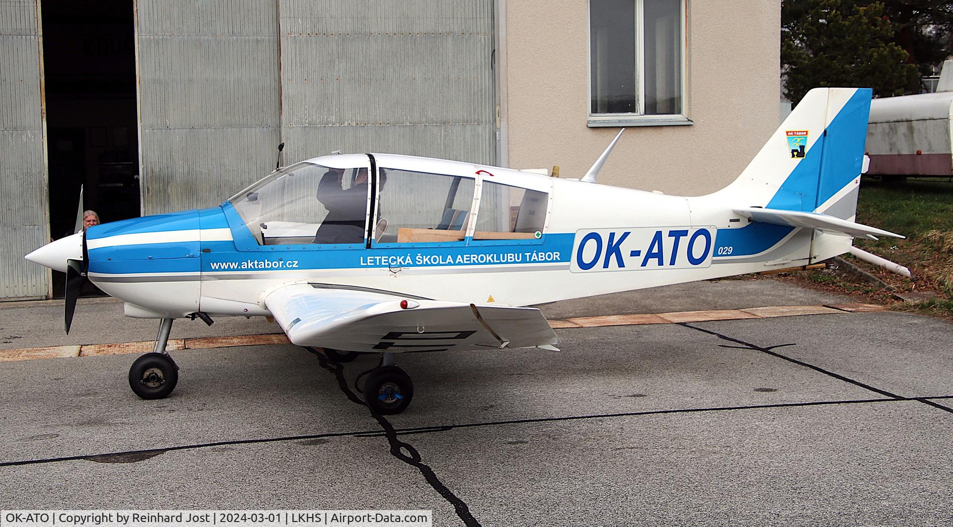 OK-ATO, 1973 Robin DR 400-180R Remorqueur C/N 798, Robin OK-ATO (ex-D-EFAE) of Aeroklub Tabior at Hosin, Czech Republic