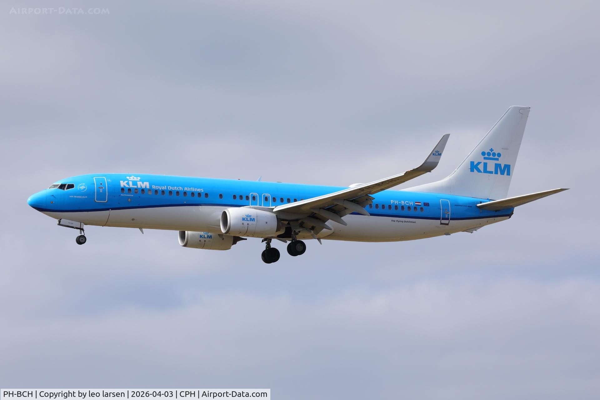 PH-BCH, 2019 Boeing 737-800 C/N 62579, Copenhagen 3.4.2026