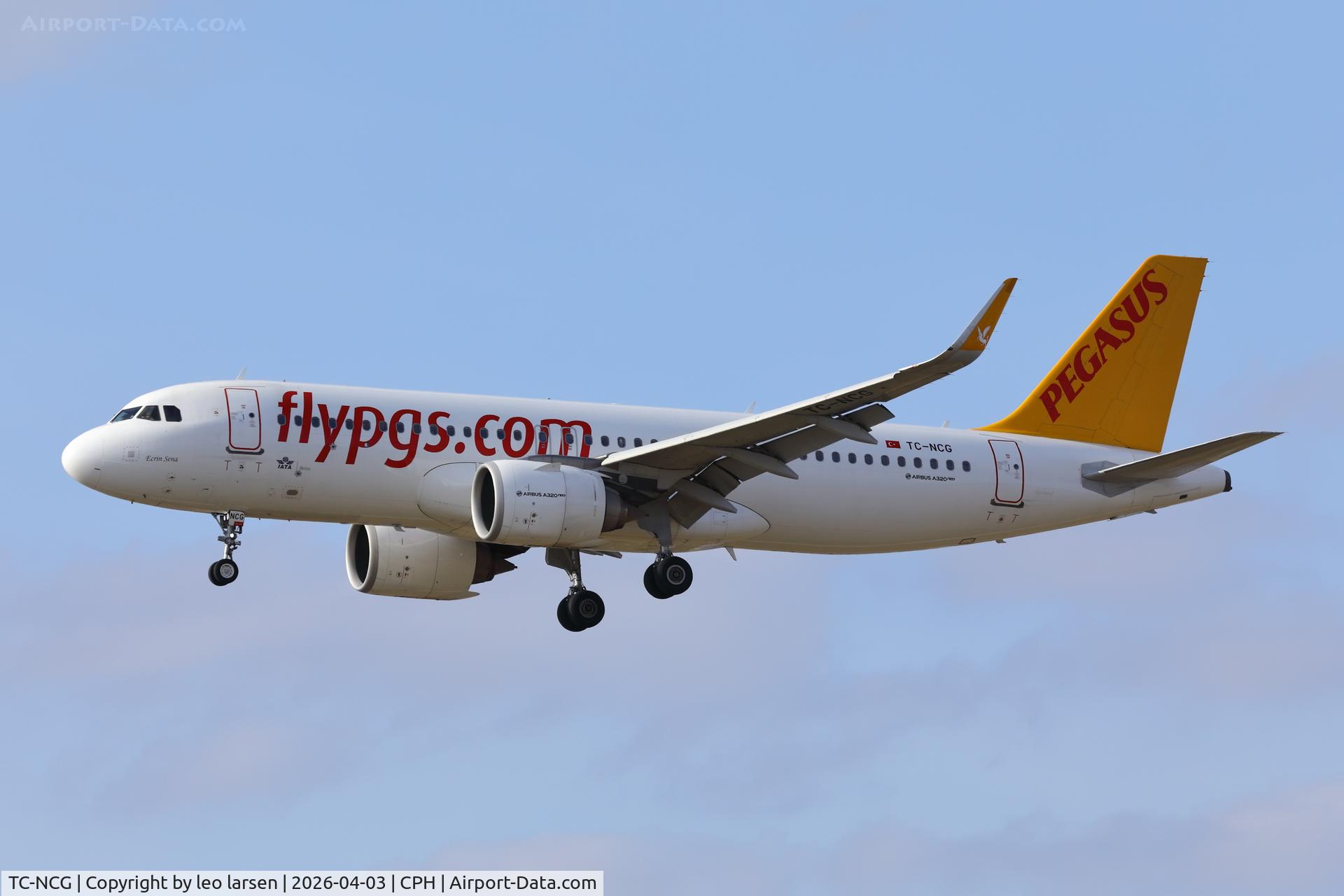 TC-NCG, 2019 Airbus A320-251NEO C/N 8863, Copenhagen 3.4.2026