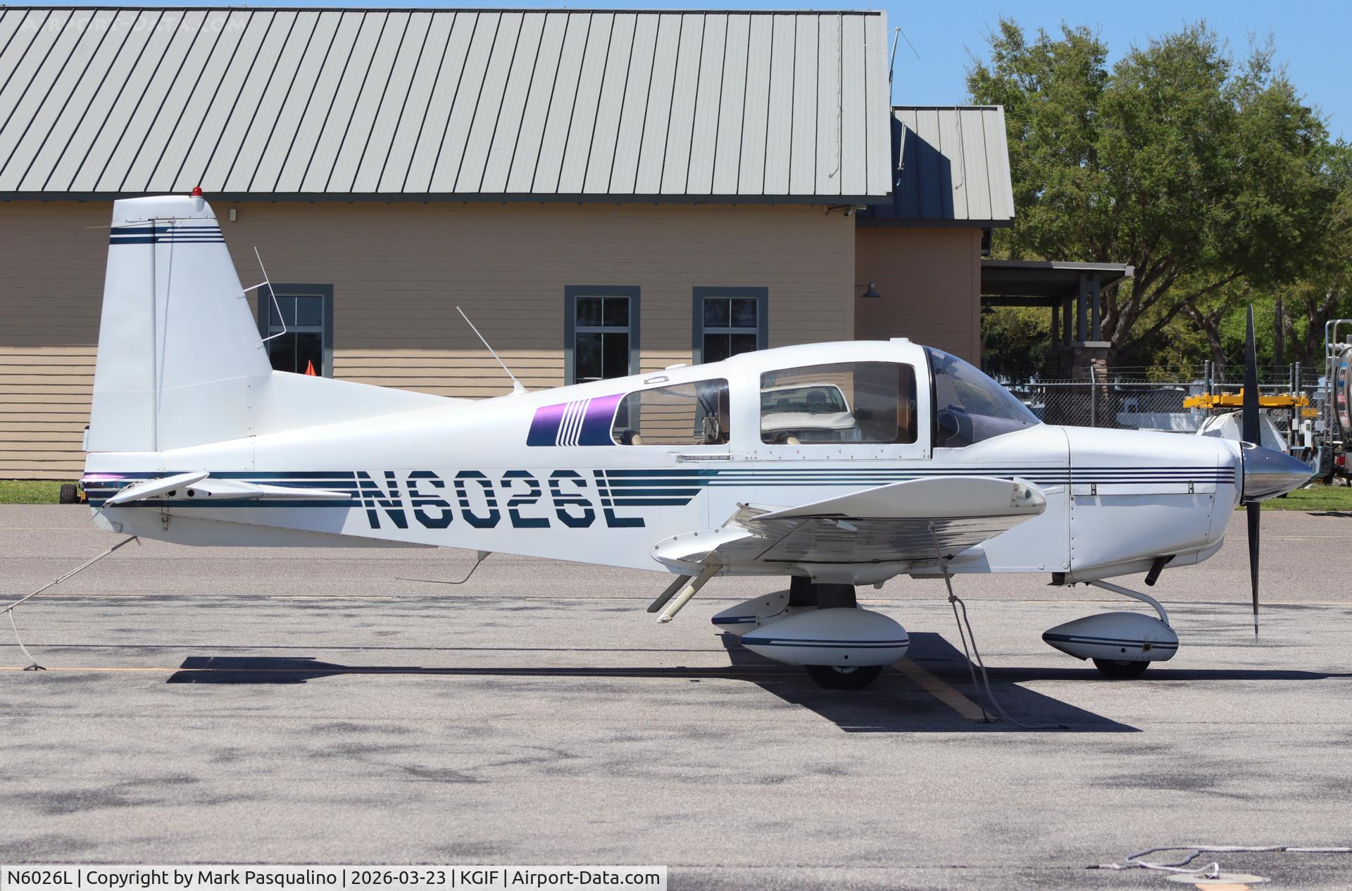 N6026L, 1972 American AA-5 C/N AA5-0126, American AA-5