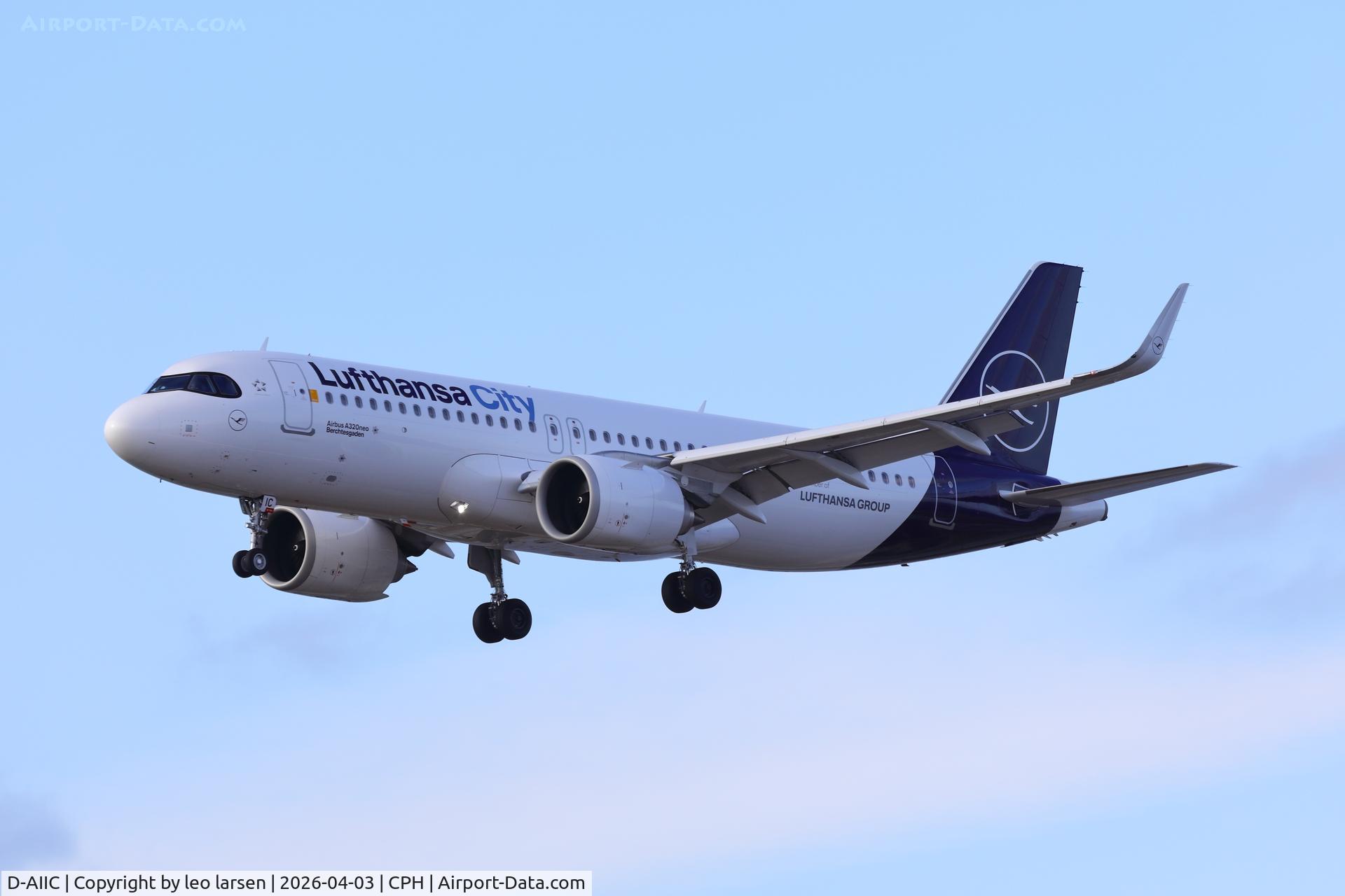 D-AIIC, Airbus A320-251N C/N 12792, Copenhagen 3.4.2026