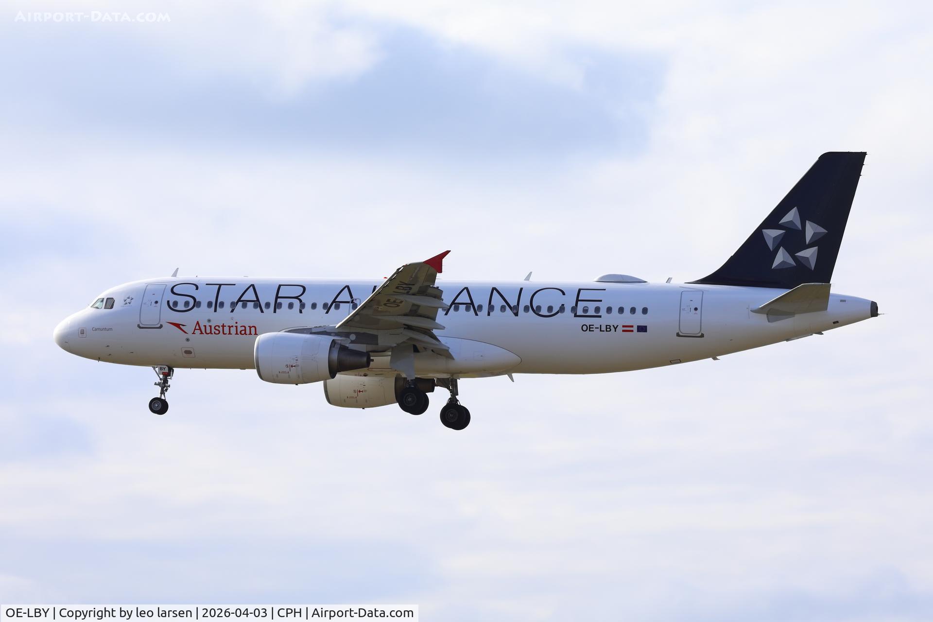 OE-LBY, 2012 Airbus A320-214 C/N 5122, Copenhagen 3.4.2026