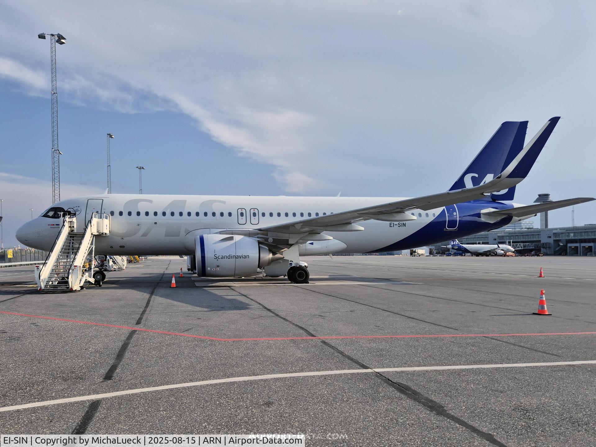 EI-SIN, 2022 Airbus A320-251N C/N 10629, At Arlanda