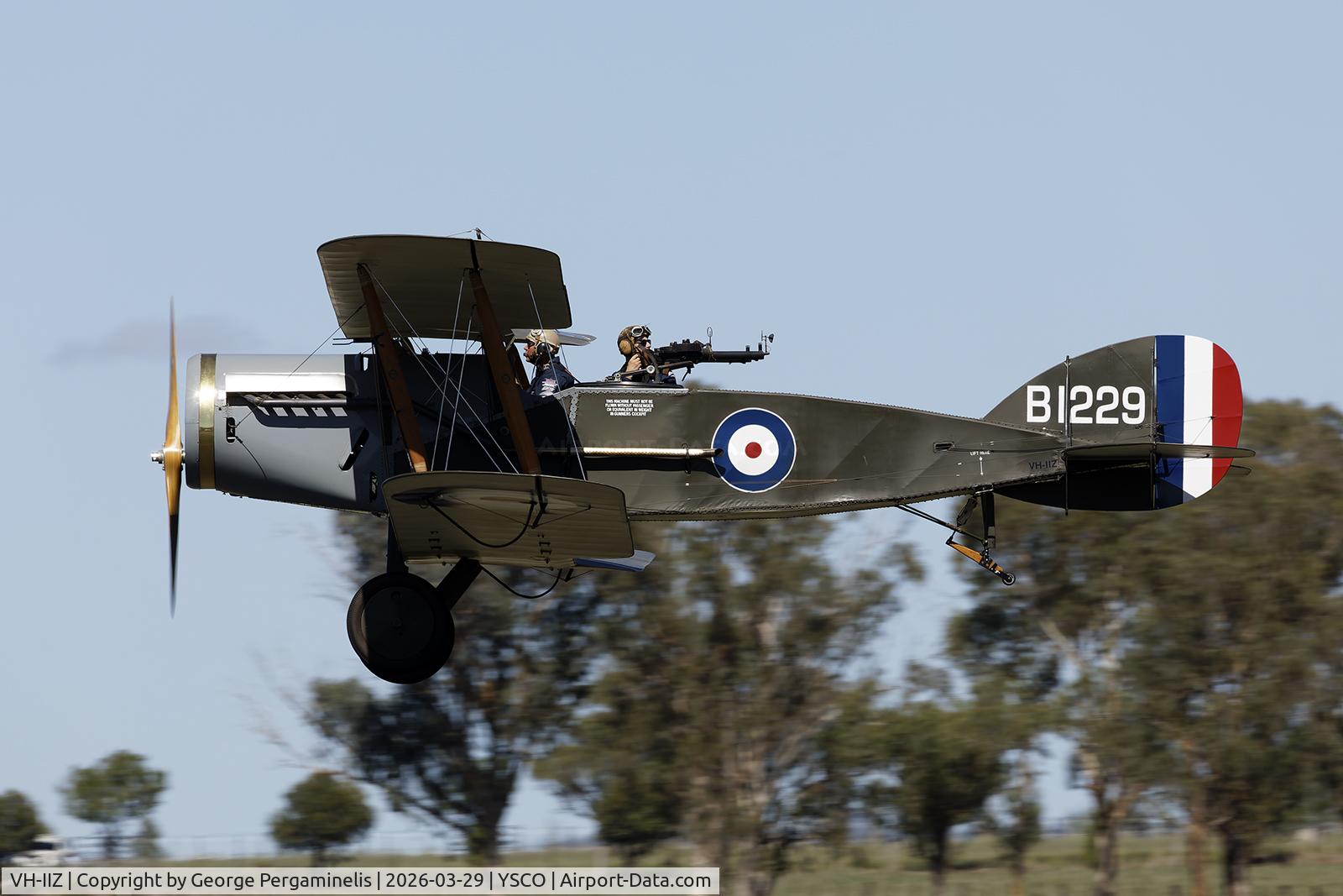 VH-IIZ, 1992 Bristol F.2B Replica C/N E.R.S. 2, Warbirds Over Scone 2026.