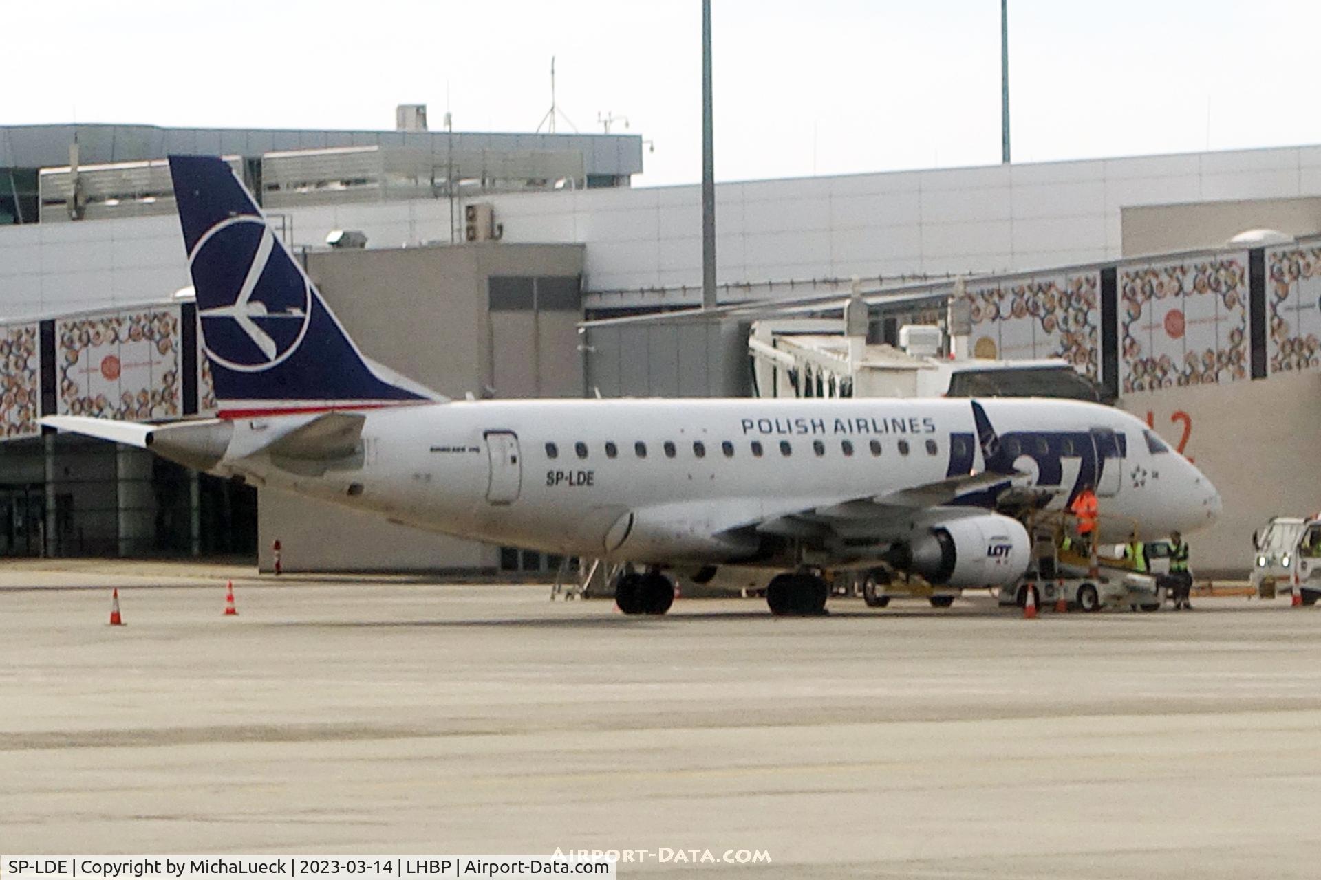 SP-LDE, 2004 Embraer 170ST (ERJ-170-100ST) C/N 17000029, At Budapest