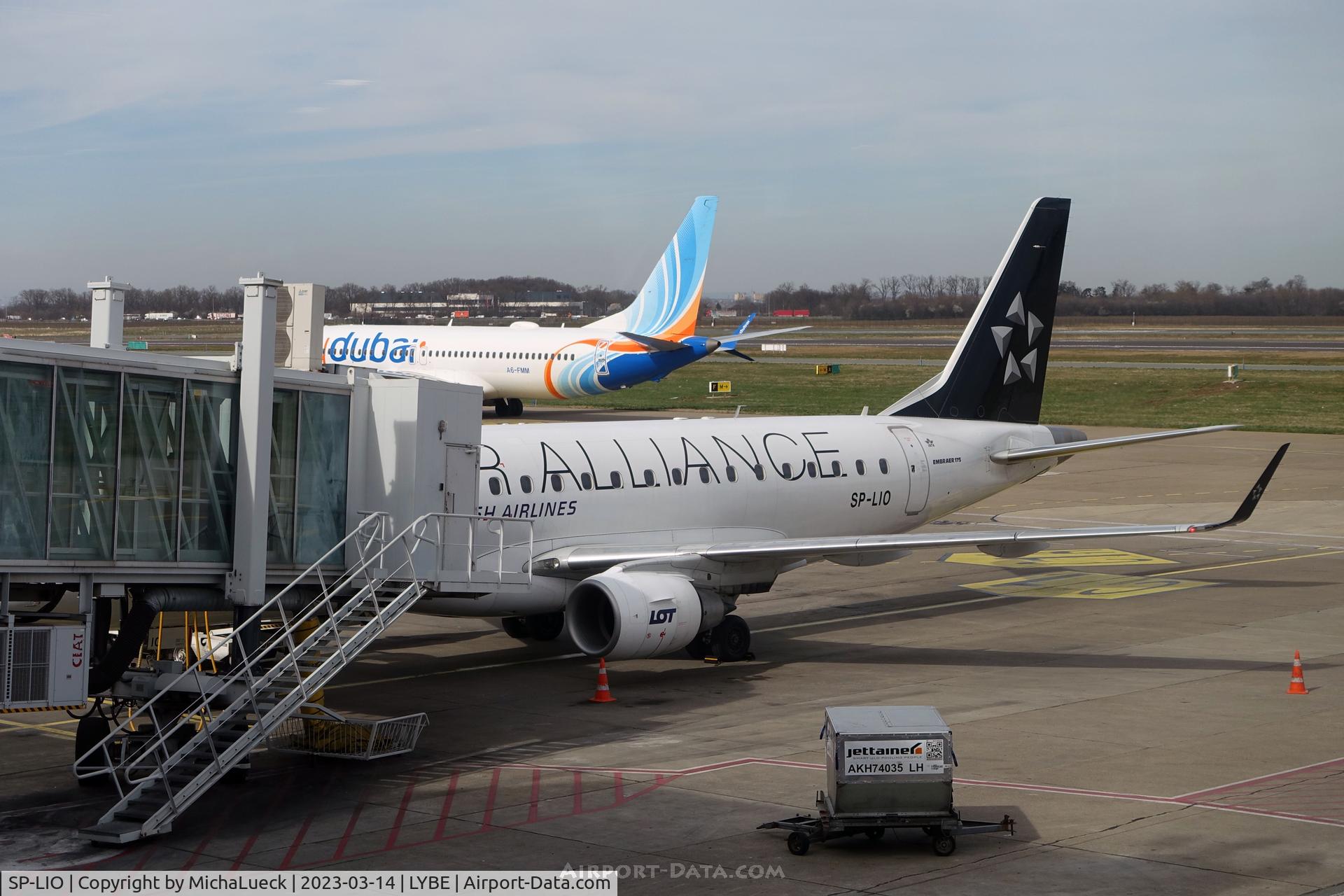 SP-LIO, 2010 Embraer 175LR (ERJ-170-200LR) C/N 17000321, At Nikola Tesla