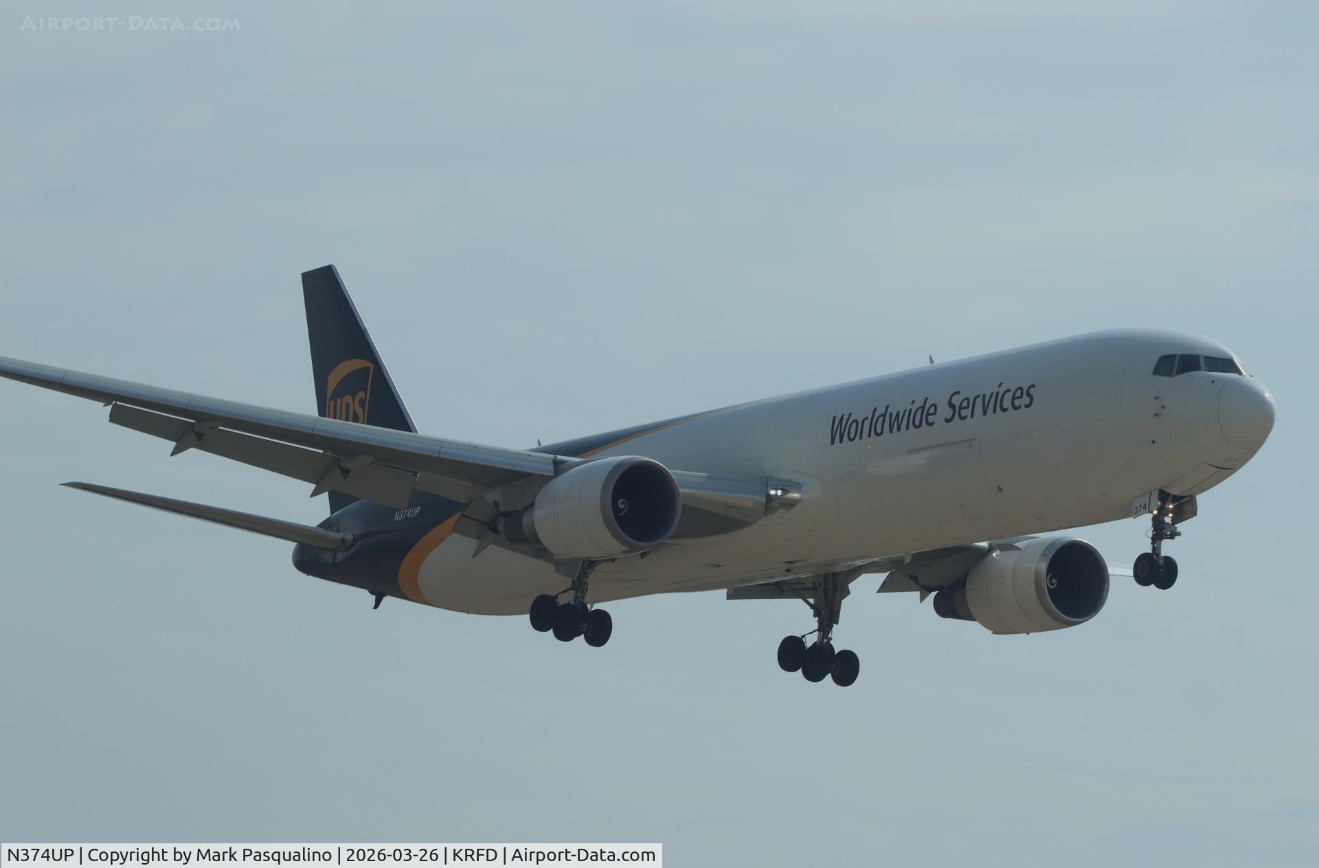 N374UP, 2020 Boeing 767-34AF/ER C/N 65909, Boeing 767-34AF/ER