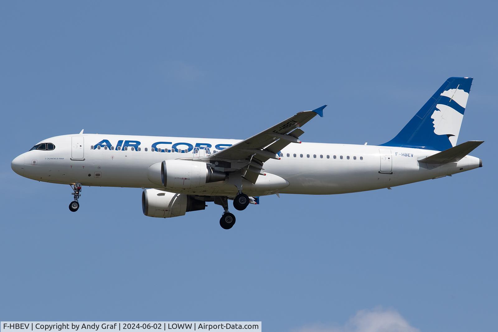 F-HBEV, 2009 Airbus A320-214 C/N 3952, Air Corsica A320