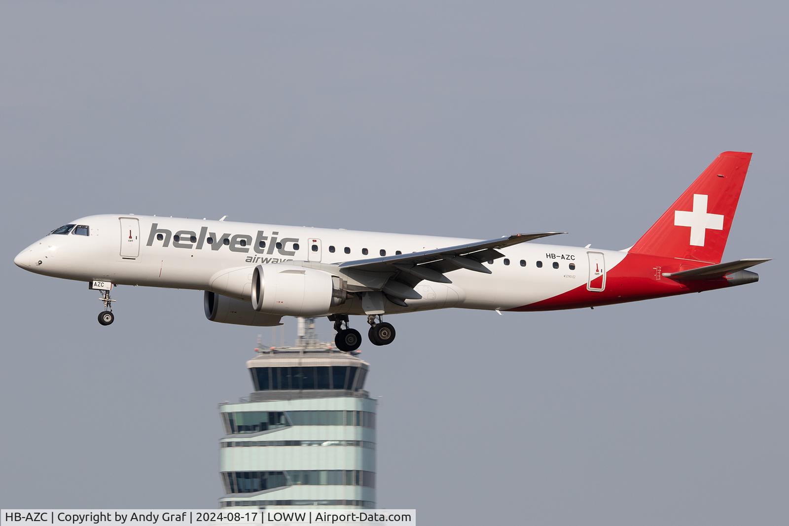HB-AZC, 2019 Embraer 190-E2 (ERJ-190-300) C/N 190-20030, Helvetic EMB190E2