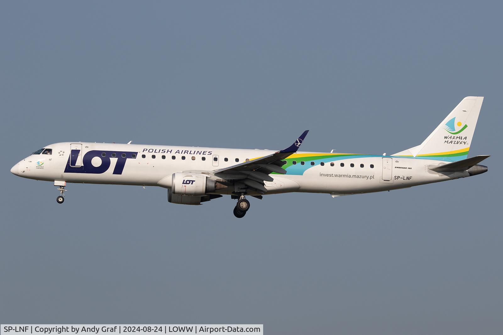 SP-LNF, 2013 Embraer 195LR (ERJ-190-200LR) C/N 19000596, LOT EMB195