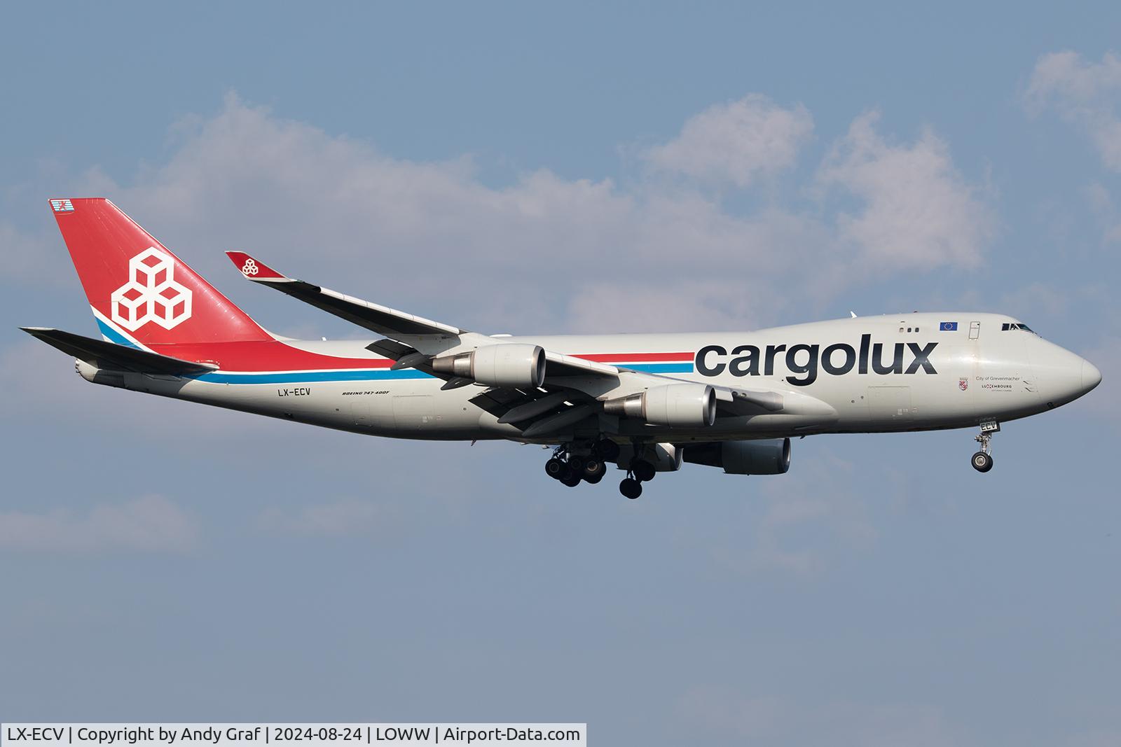 LX-ECV, 2009 Boeing 747-4HQF C/N 37303, Cargolux 747-400