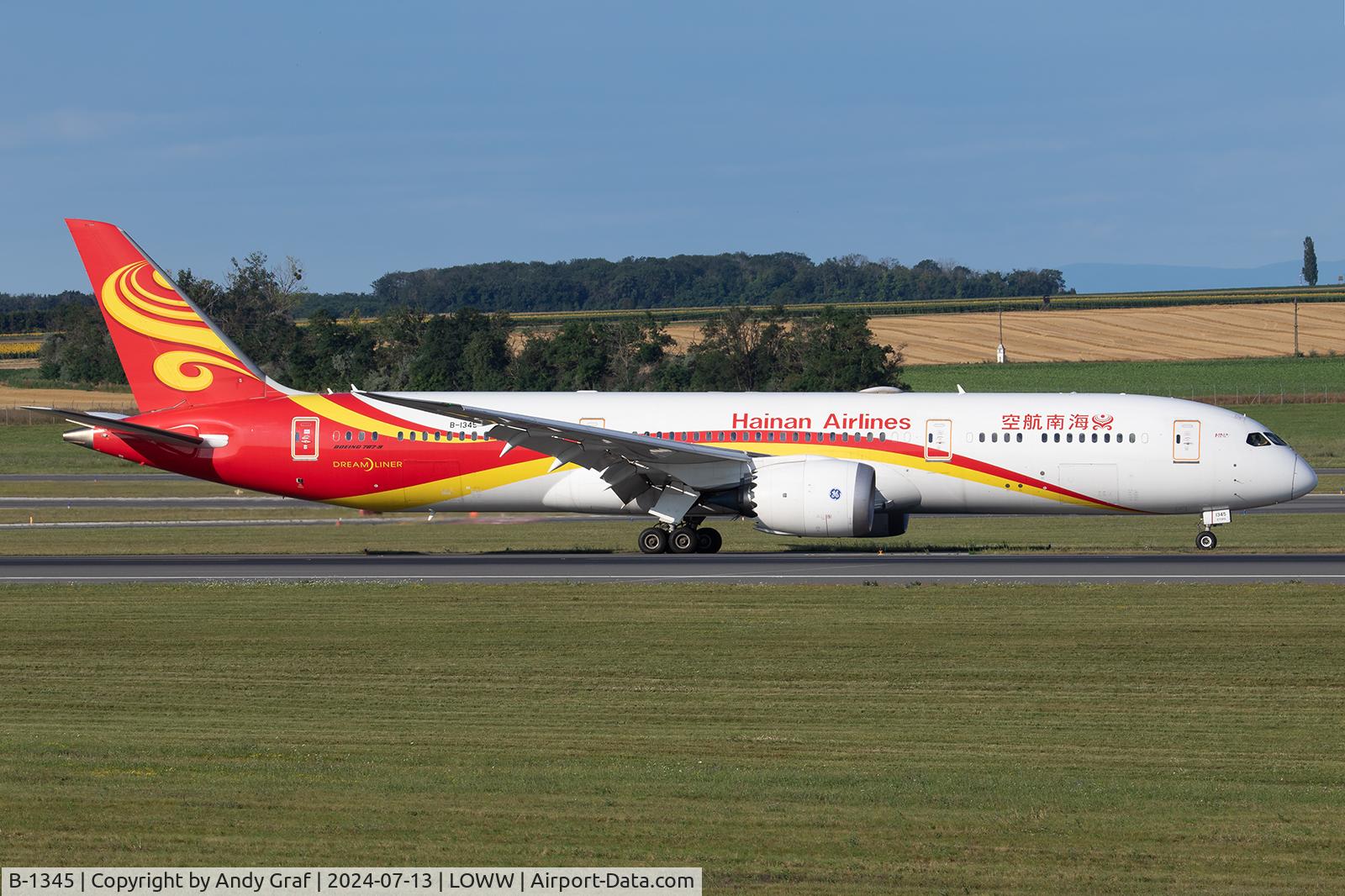 B-1345, 2017 Boeing 787-9 Dreamliner C/N 38781, Hainan 787-9