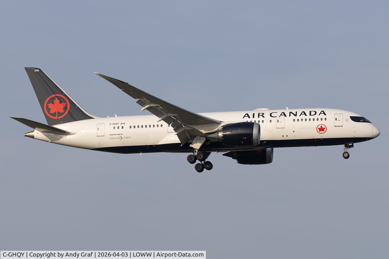 C-GHQY, 2015 Boeing 787-8 Dreamliner Dreamliner C/N 35264, Air Canada 787-8