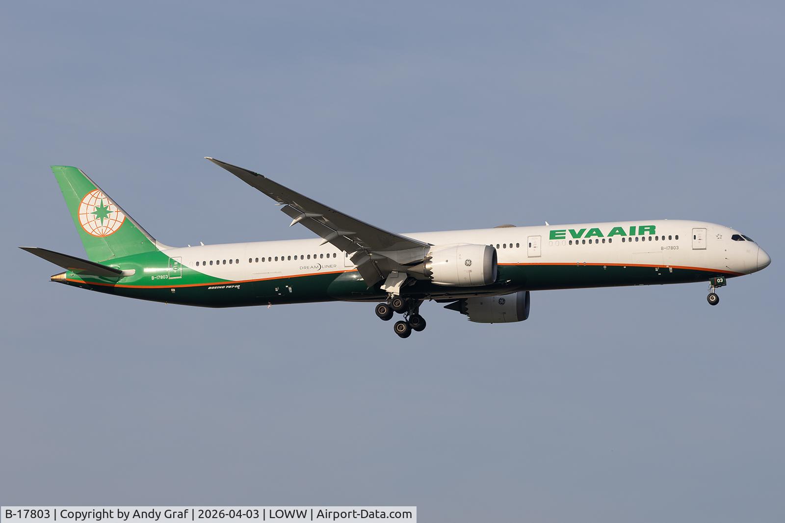 B-17803, 2019 Boeing 787-10 Dreamliner Dreamliner C/N 63511, Eva Air 787-10