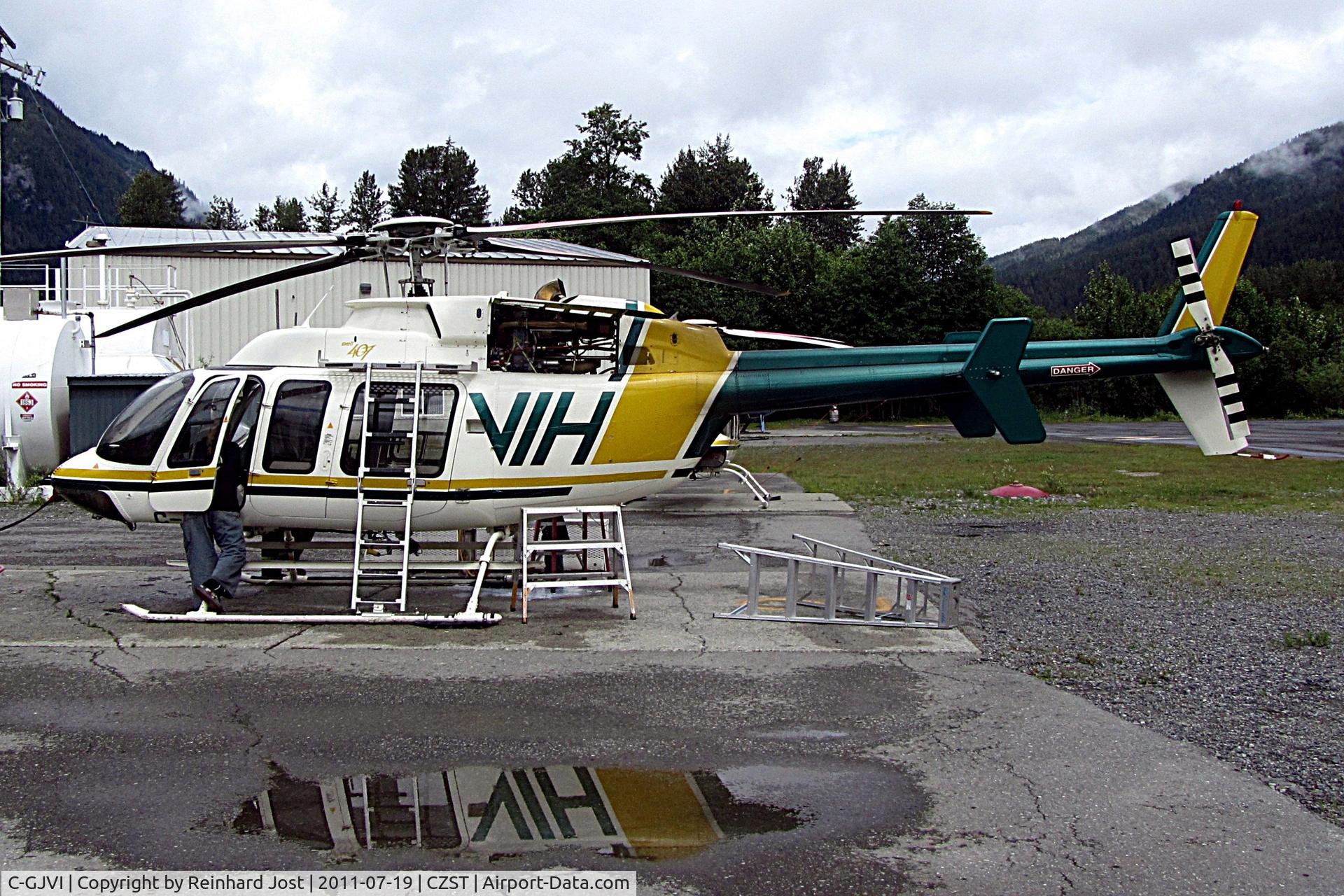 C-GJVI, 2008 Bell 407 C/N 53866, Bell 407 of VIH Helicopters at Stewart, BC, Canada