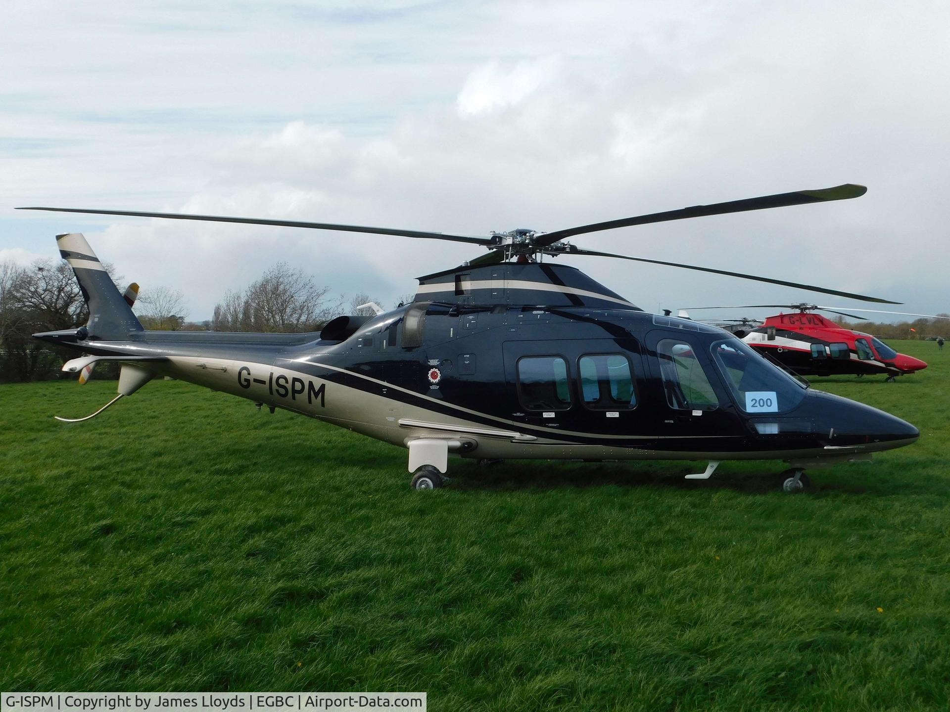G-ISPM, 2026 AgustaWestland AW109SP Grand New C/N 022482, At Cheltenham Helipad for the Gold Cup