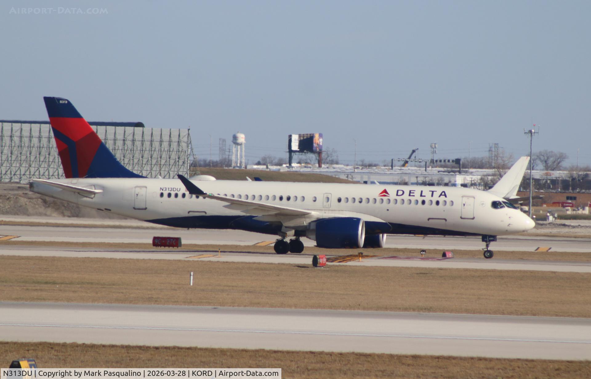 N313DU, 2022 Airbus A220-371 C/N 55175, Airbus A220-371