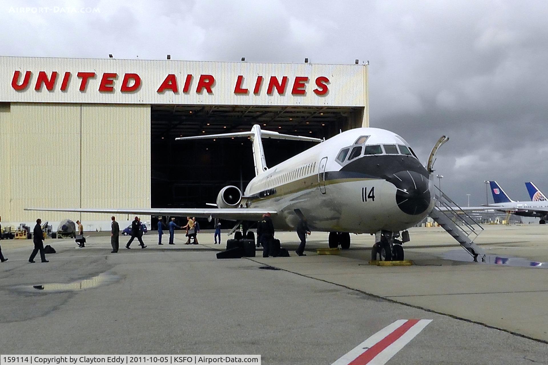 159114, 1973 McDonnell Douglas C-9B Skytrain II C/N 47584, Fleet Week SFO 2011