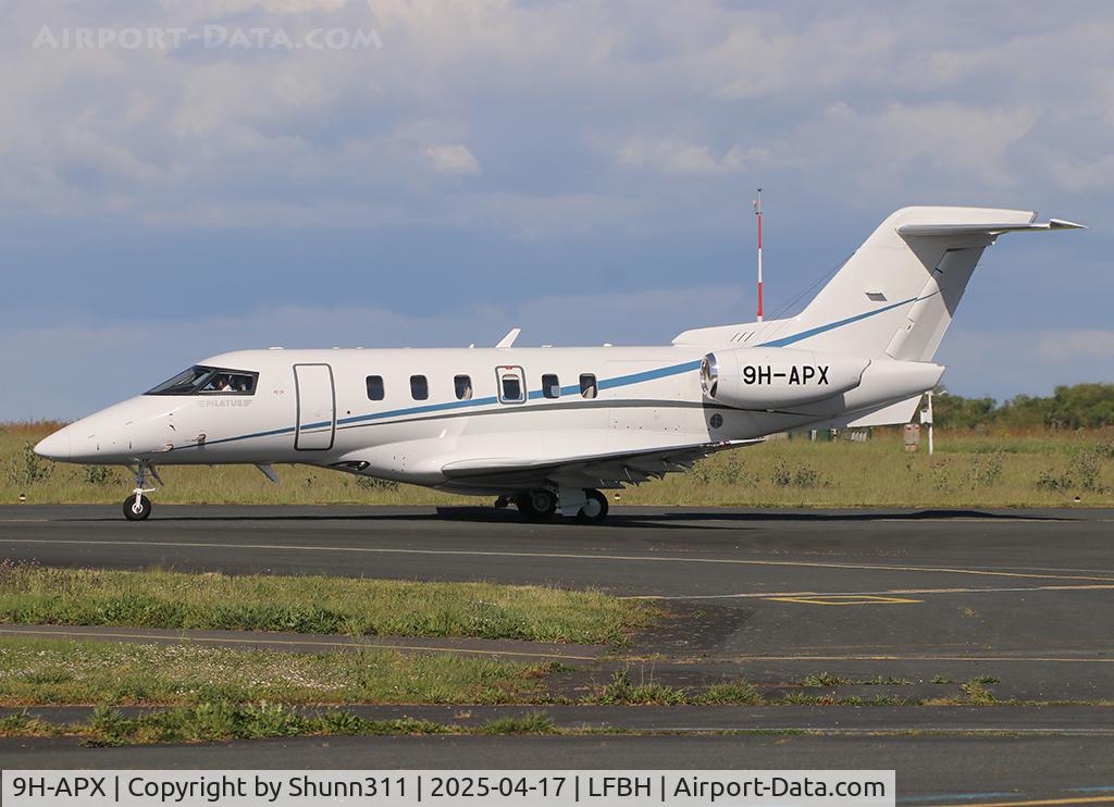 9H-APX, 2018 Pilatus PC-24 C/N 104, Taxiing for departure...