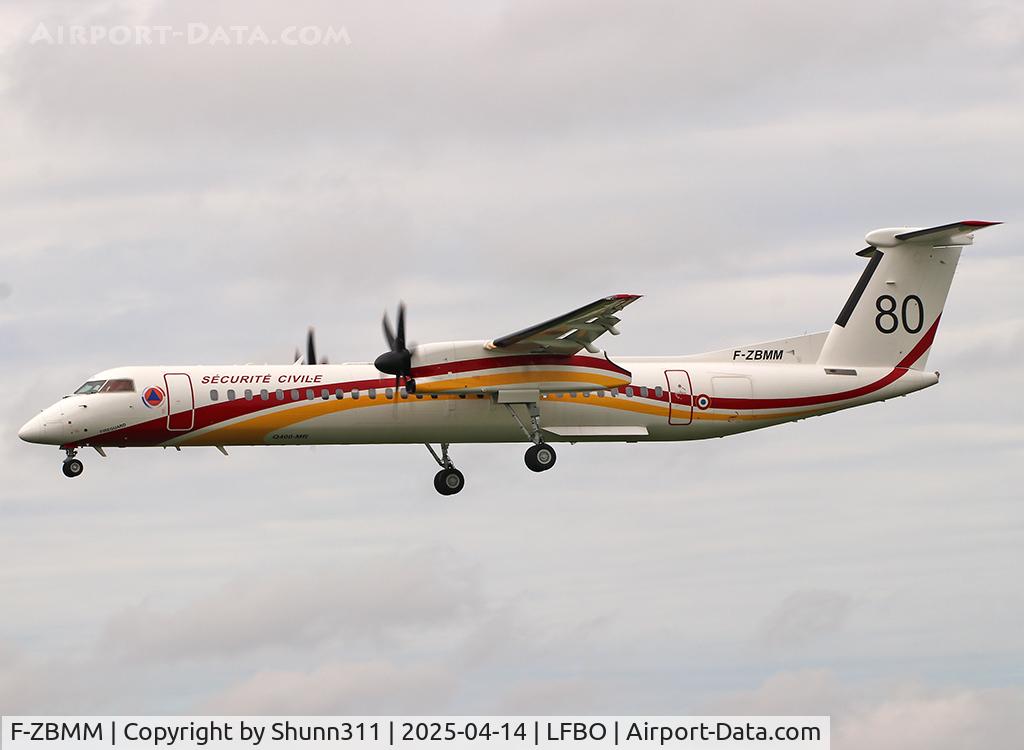 F-ZBMM, 2021 De Havilland DHC-8-402MR C/N 4633, Landing rwy 14L