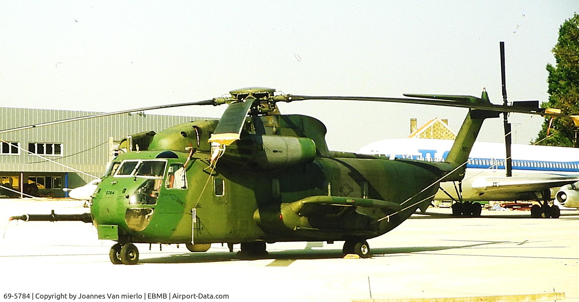 69-5784, 1969 Sikorsky HH-53C Jolly Green Giant C/N 65-232, TEAMCO Melsbroek ex-slide
