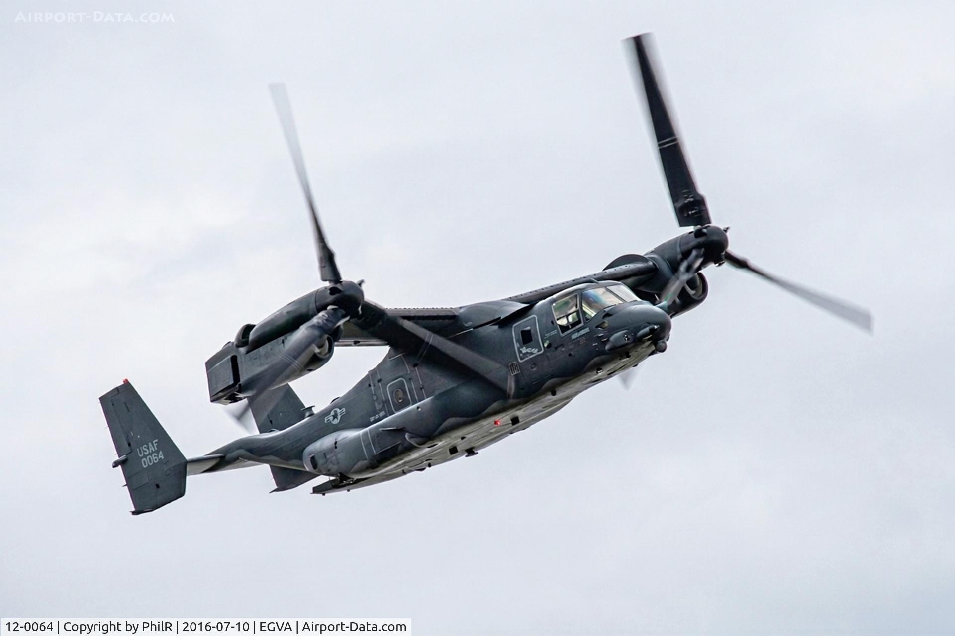 12-0064, Bell-Boeing CV-22B Osprey C/N D1045, 12-0064 Bell Boeing CV22B Osprey RIAT 