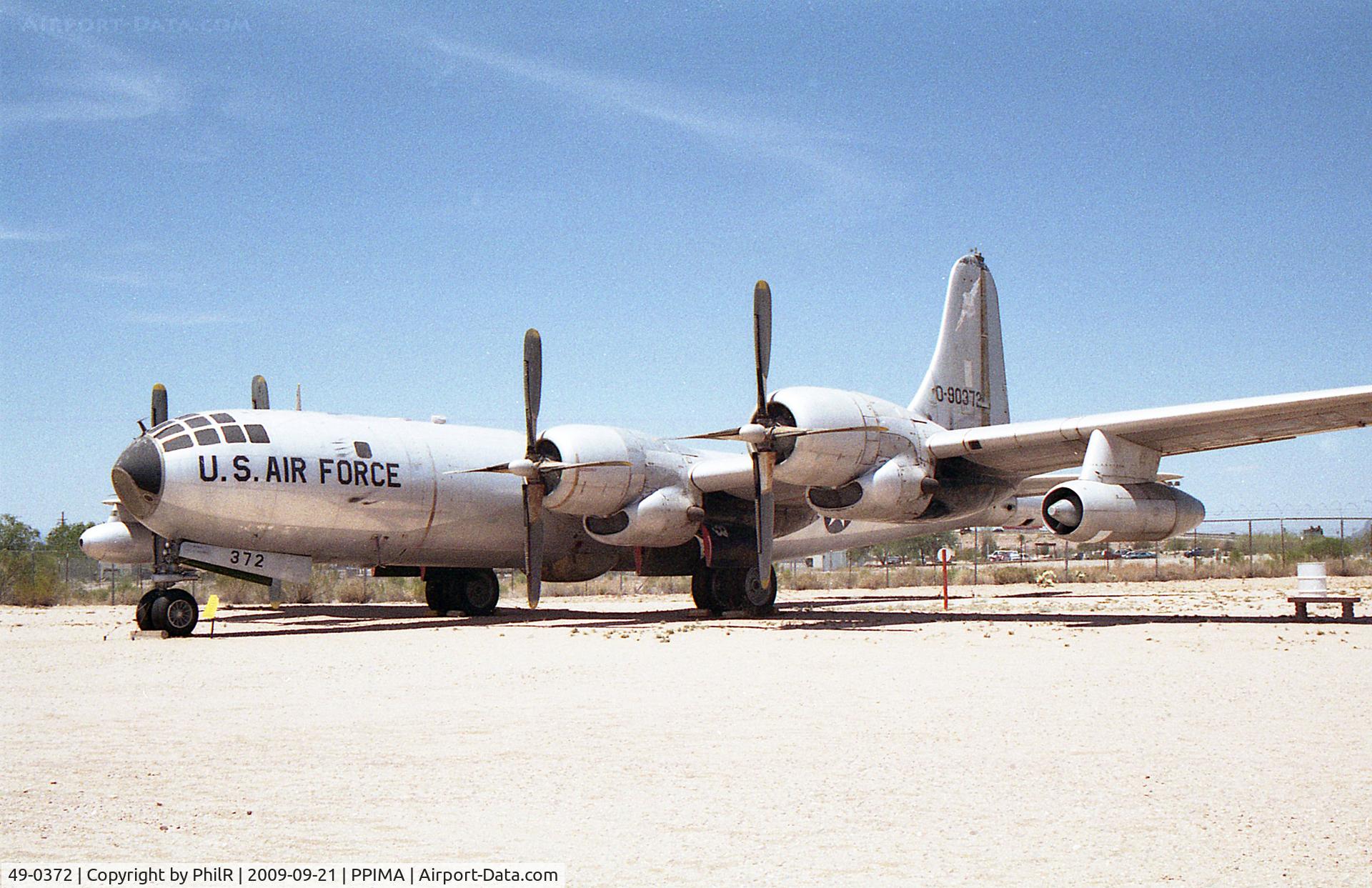 49-0372, 1949 Boeing KB-50J Superfortress C/N 16148, 49-0372 1949 Boeing KB-50J Superfortress USAF Pima 

