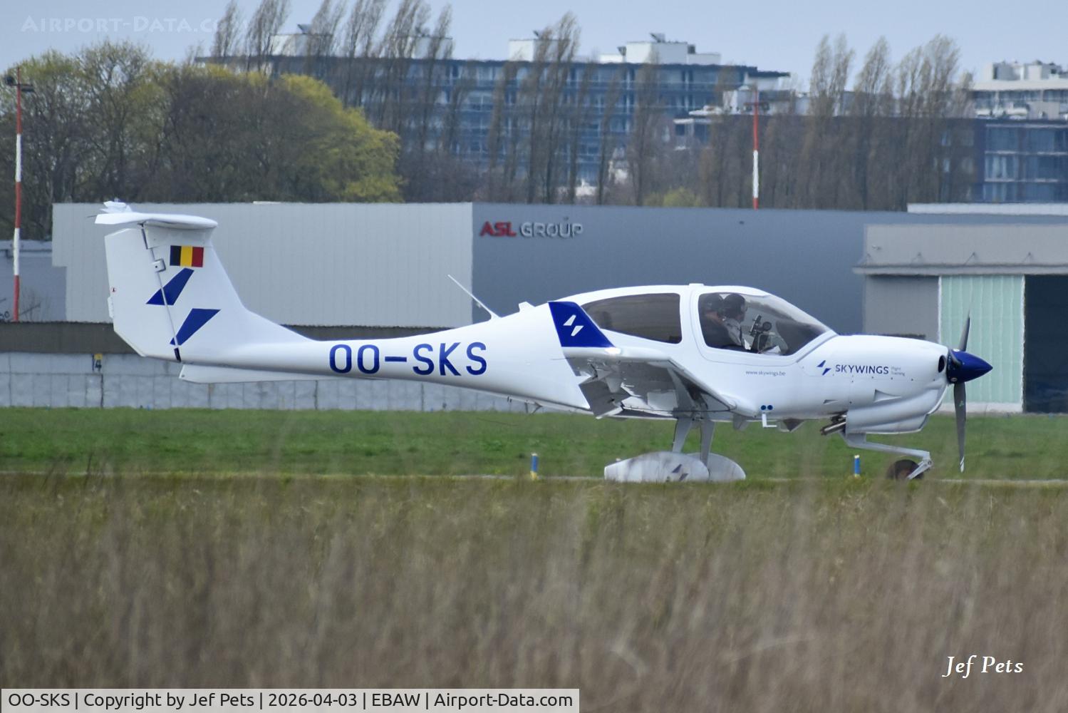 OO-SKS, 2026 Diamond DA40 NG Diamond Star Diamond Star C/N 40.N697, OO-SKS at Antwerp Airport.