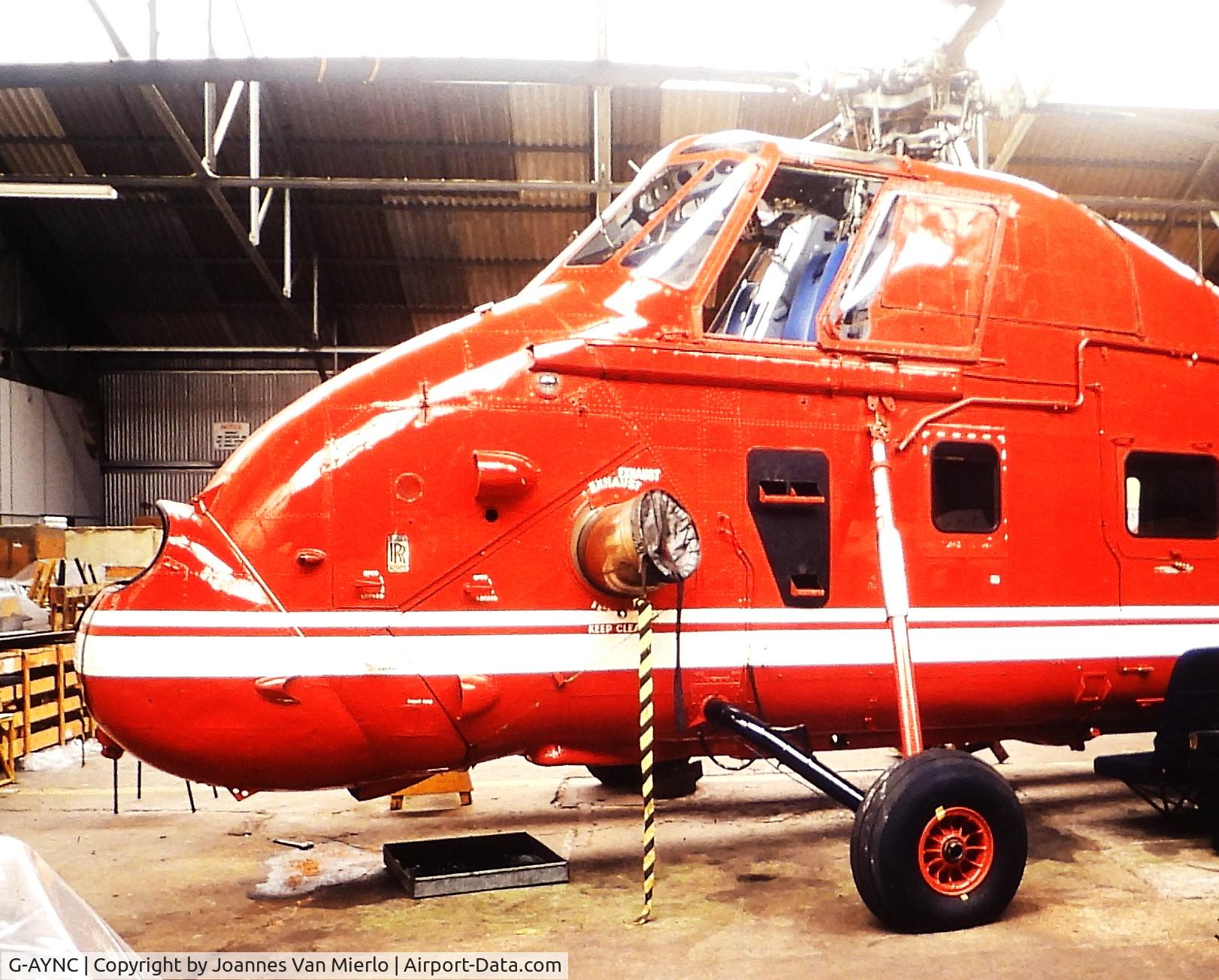 G-AYNC, 1971 Westland Wessex 60 Series 1 C/N WA739, ex-slide