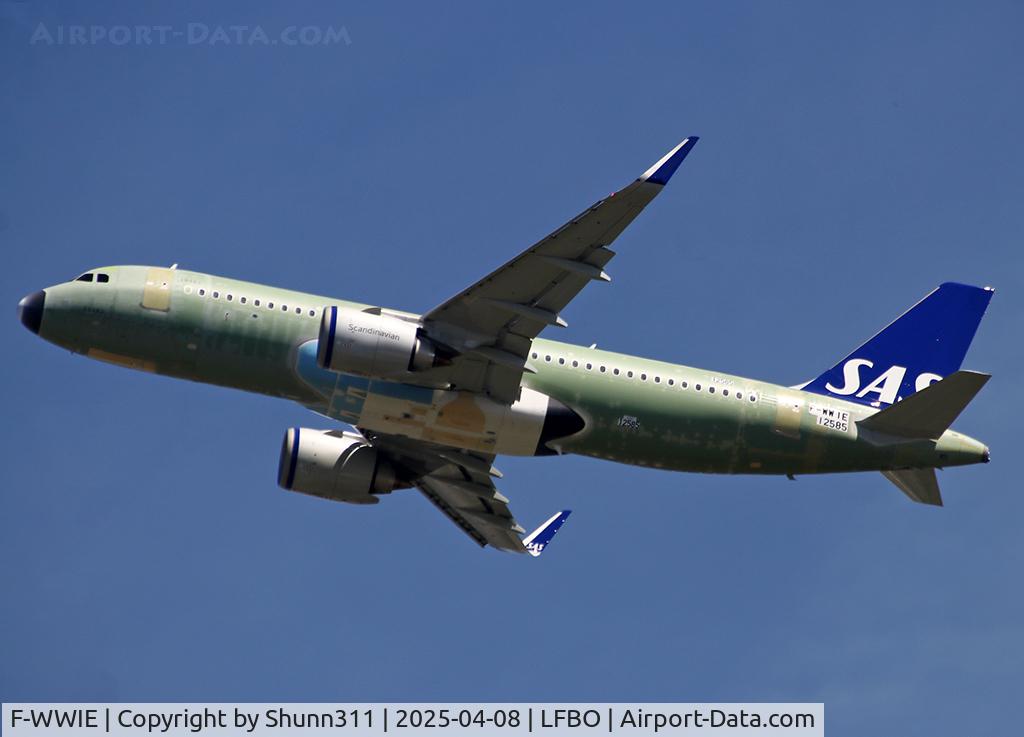 F-WWIE, 2025 Airbus A320-251N C/N 12585, C/n 12585 - For SAS as EI-SCG