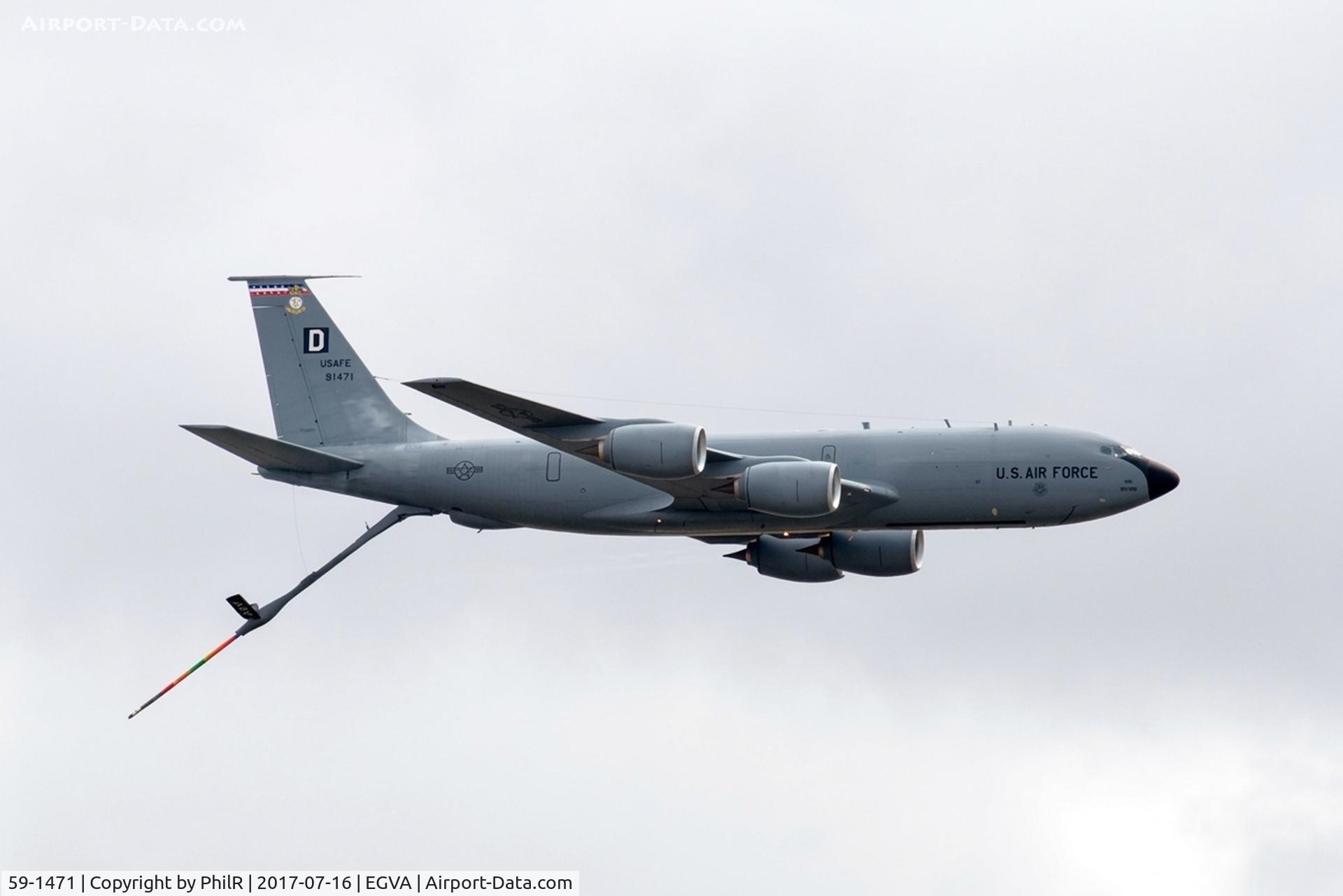 59-1471, 1959 Boeing KC-135T Stratotanker C/N 17959, 59-1471 1960 Boeing KC-135R USAF RIAT 
