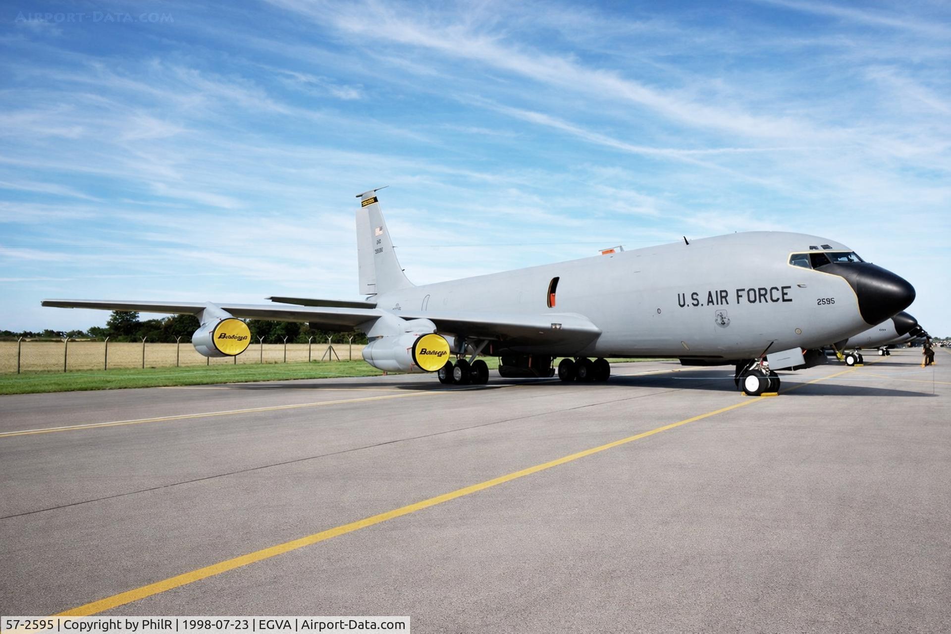 57-2595, 1957 Boeing KC-135E-BN Stratotanker C/N 17727, 57-2595 1959 Boeing KC-135E USAF RIAT 