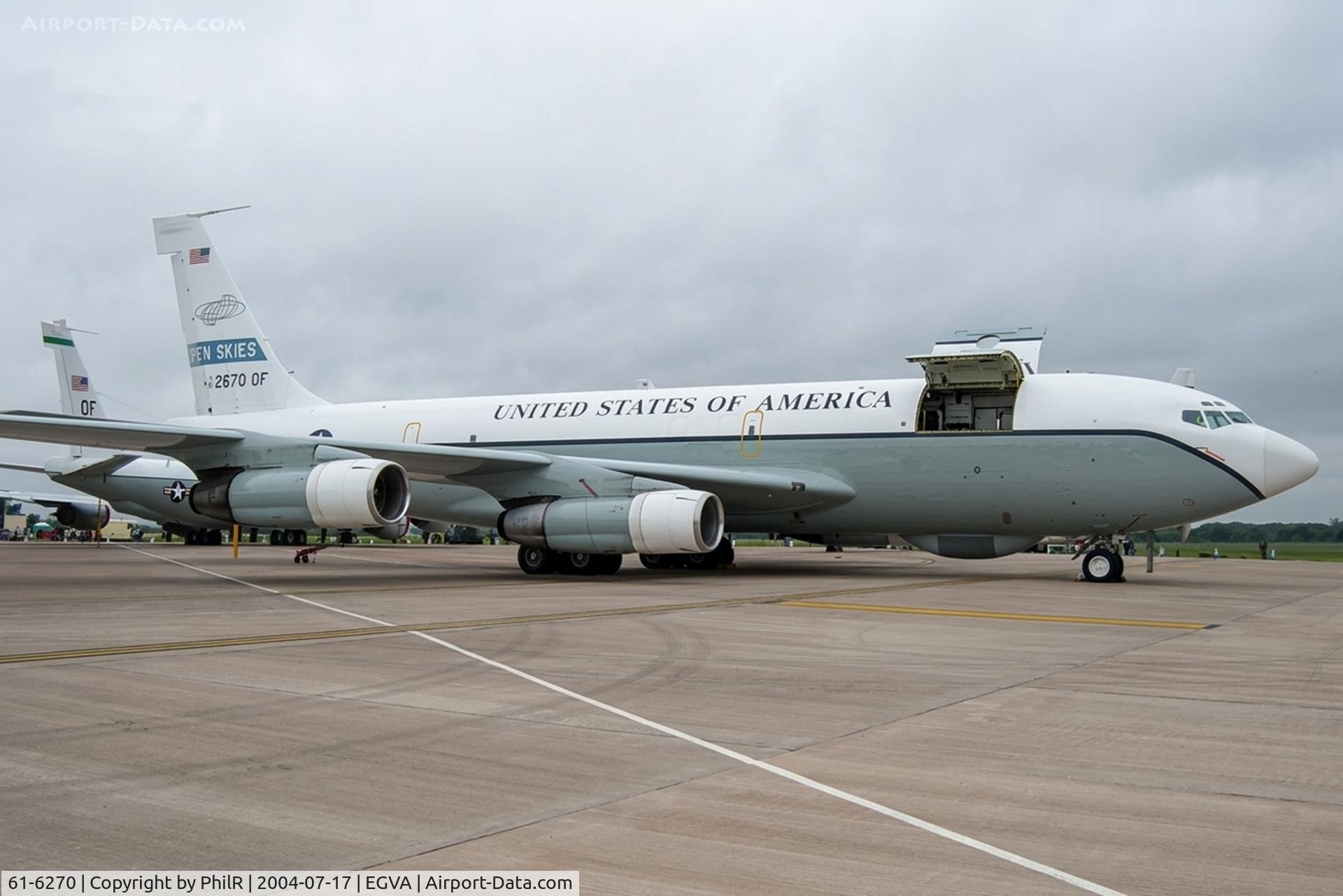 61-0267, 1961 Boeing KC-135A Stratotanker C/N 18174, 61-6270 1962 OC-135B USAF RIAT 