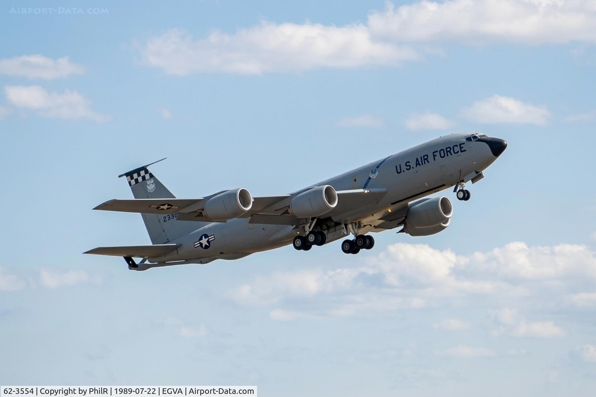 62-3554, 1962 Boeing KC-135R Stratotanker C/N 18537, 62-3554 1963 Boeing KC-135R USAF IAT 