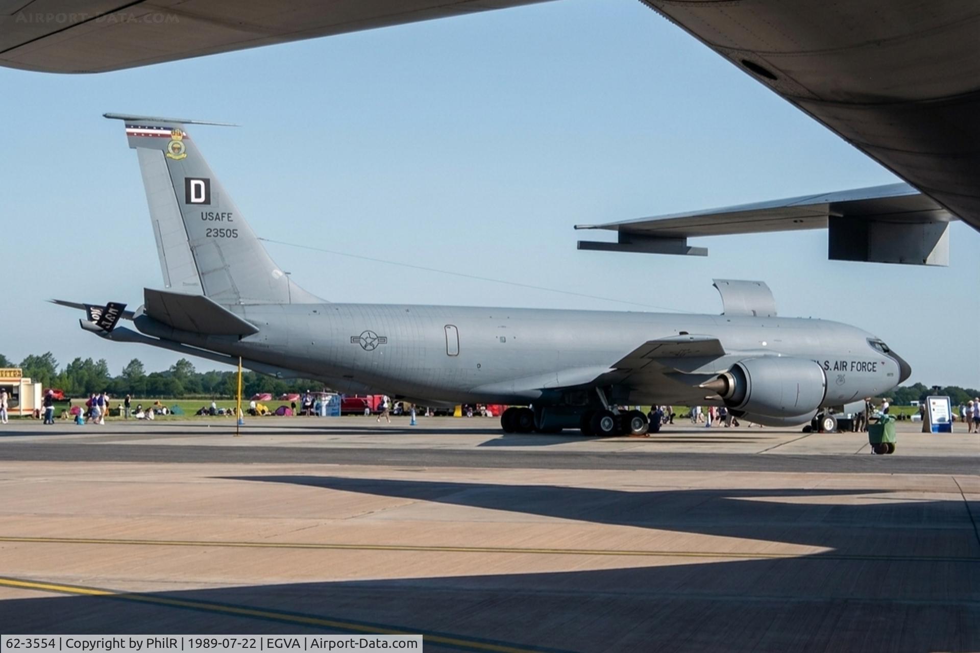 62-3554, 1962 Boeing KC-135R Stratotanker C/N 18537, 62-3554 1963 Boeing KC-135R USAF IAT 