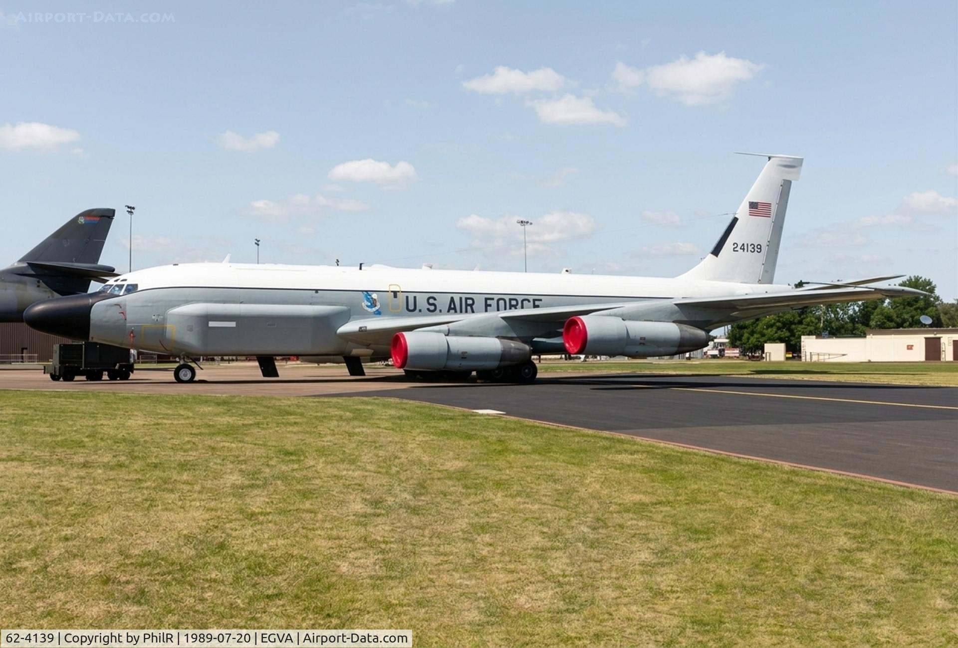 62-4139, 1962 Boeing RC-135M Rivet Cord C/N 18479, 62-4139 1962 Boeing RC-135W Rivet Joint USAF
