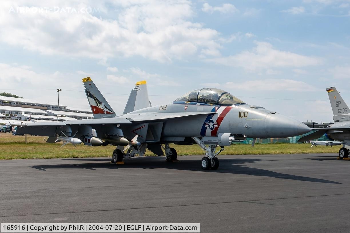 165916, Boeing F/A-18F Super Hornet C/N F062, 165916 Boeing F/A-18F Super Hornet Hornet USN SBAC 
