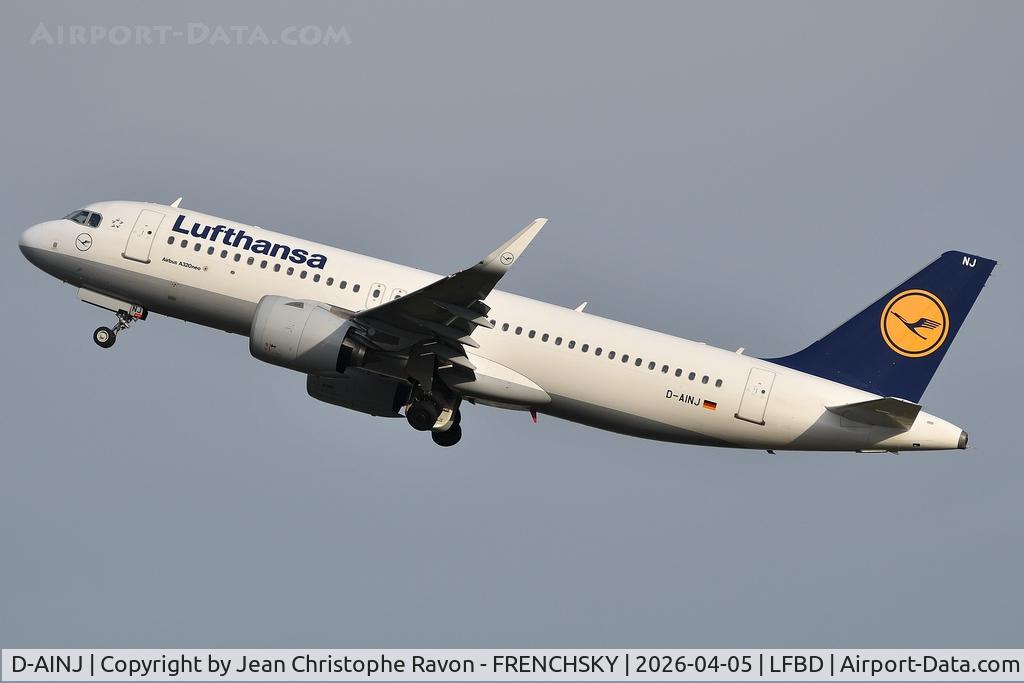 D-AINJ, 2017 Airbus A320-271N C/N 7735, Bordeaux (BOD)	Frankfurt (FRA)	LH1073