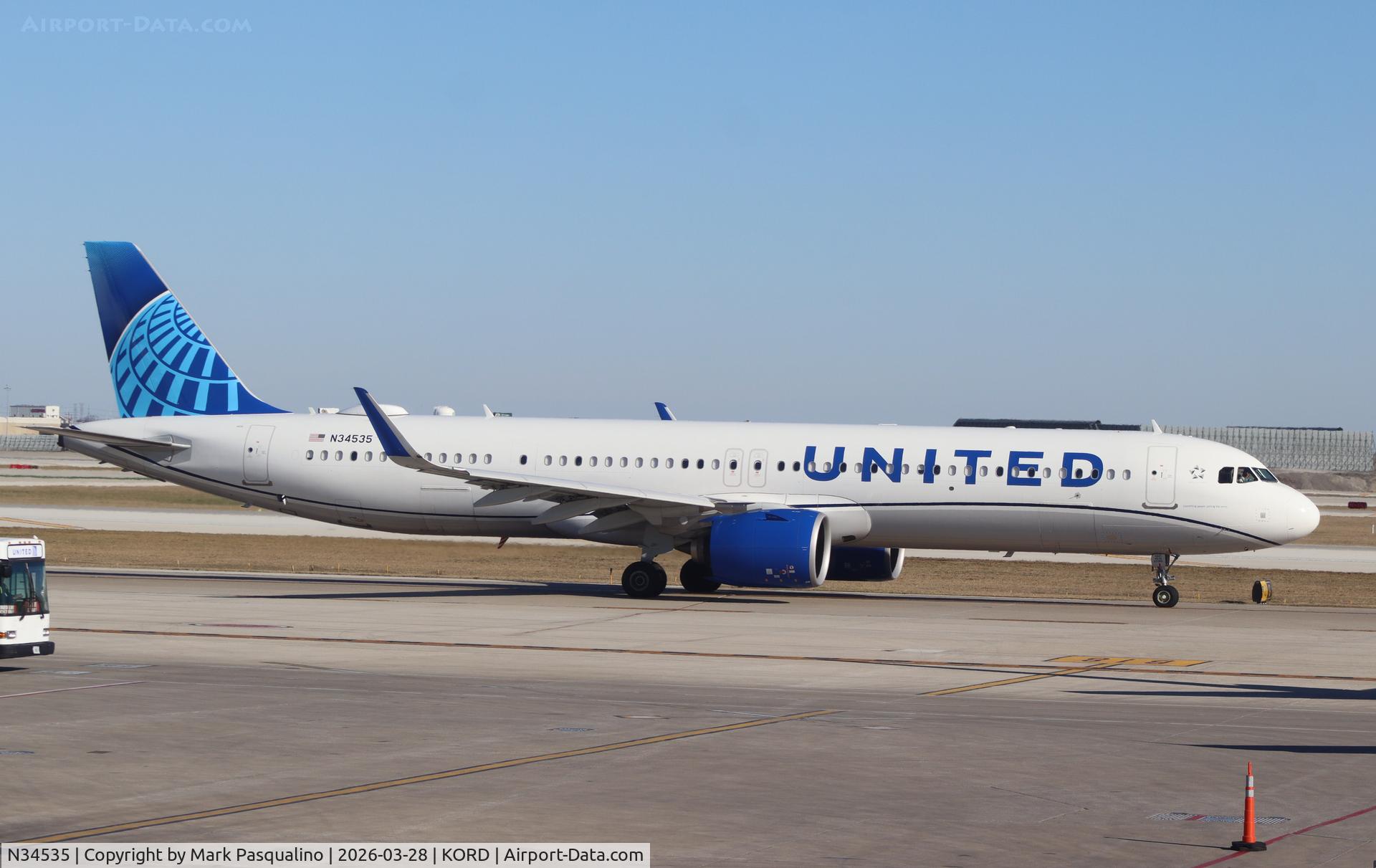 N34535, 2025 Airbus A321-271NX C/N 12332, Airbus A321-271NX