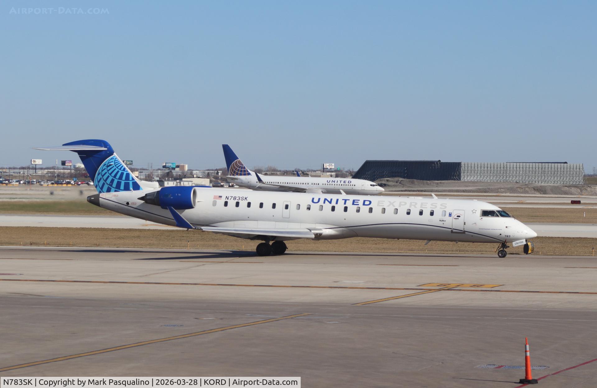 N783SK, 2009 Bombardier CRJ-700 (CL-600-2C10) Regional Jet C/N 10281, CL-600-2C10