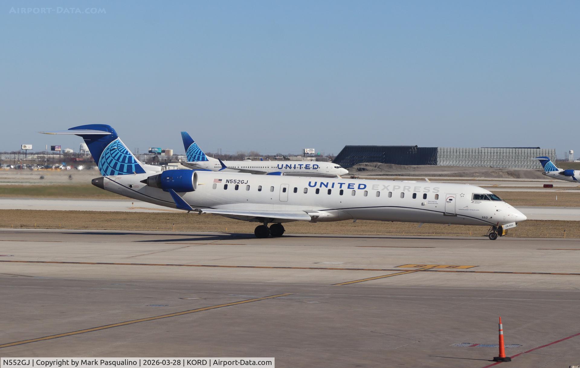 N552GJ, 2009 Bombardier CRJ-702 (CL-600-2C10) C/N 10287, CL-600-2C10
